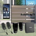 motorline lince 300 24 v pohon dvojkrídlovej brány so smart ovládaním a kompletným setom