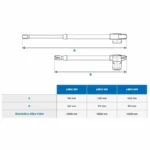 Motorline Professional Lince 300 – set pohonu krídlovej brány – Obrázok 4